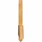 Ekena Millwork Eugene Rough Sawn Timber Gable Bracket, Western Red Cedar, 60"W x 20"H x 2"D x 6"F, 8/12 Pitch GBW060X20X0206EUG00RWR - alternate 3
